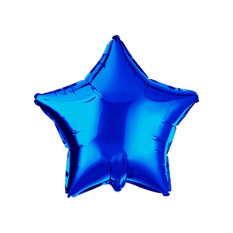 Adeer Blue Star Balloon 18 Inches Foil Balloons Mylar Helium Balloons for Birthday Party Wedding Baby Shower Decorations, Pack of 20 - Image 1